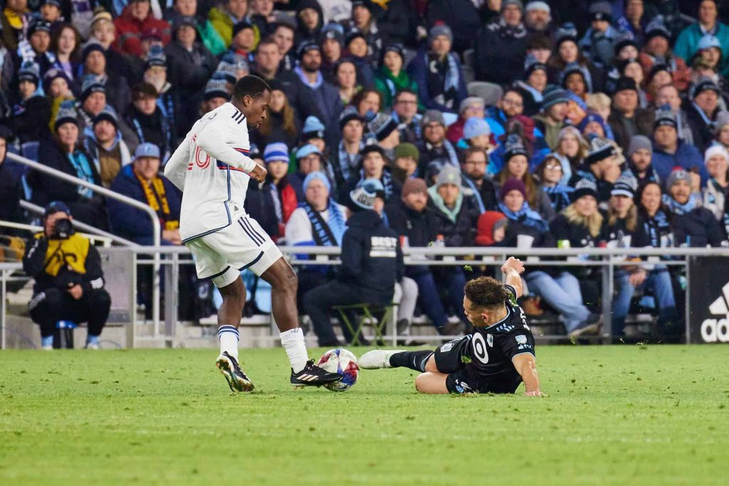 Slide Tackle in Soccer