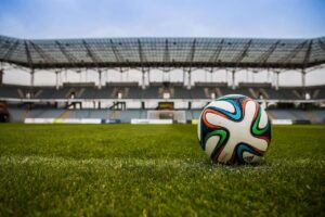 soccer ball in a field