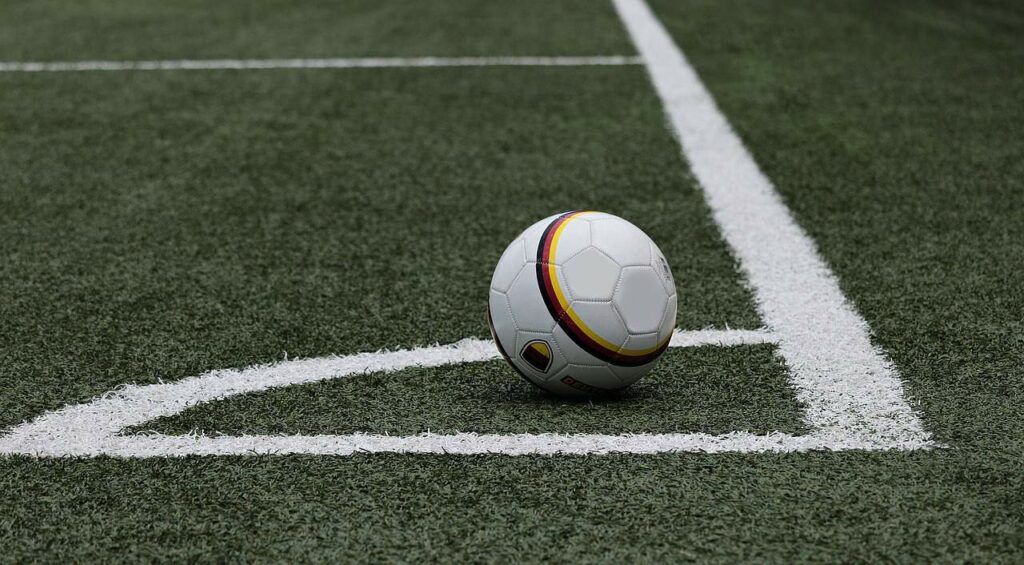 soccer ball in field