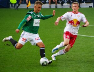 soccer player in the field